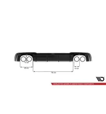 Rajout Du Pare-Chocs Arriere + échappement Milltek Sport Audi RS3 Sportback 8V Facelift