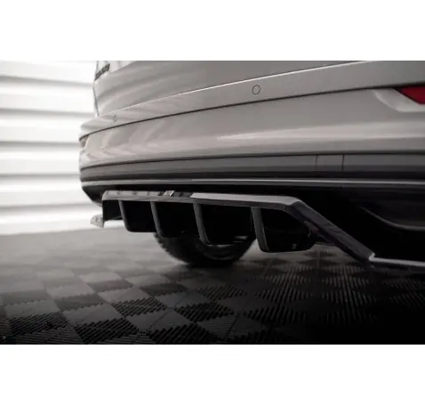 Arriere Splitter (avec une barre verticale) Skoda Karoq Sportline Mk1 Facelift