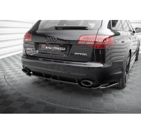 Arriere Splitter (avec une barre verticale) Audi RS6 Avant C6