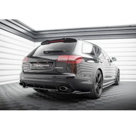 Arriere Splitter (avec une barre verticale) Audi RS6 Avant C6