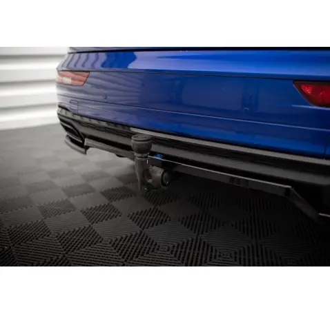 Arriere Splitter (avec une barre verticale) Audi Q5 S-Line SUV Mk2 Facelift