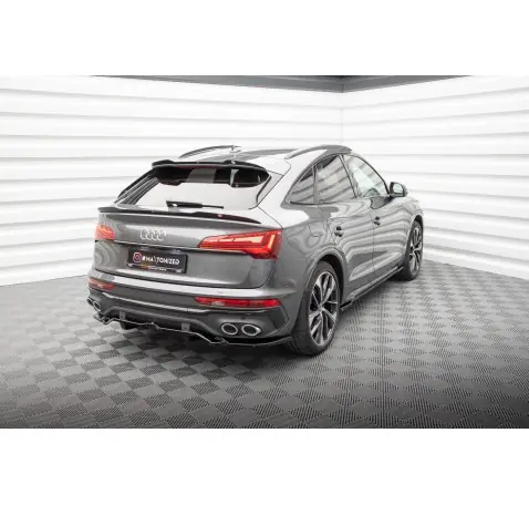 Arriere Splitter (avec une barre verticale) Audi SQ5 / Q5 S-Line Sportback Mk2 Facelift