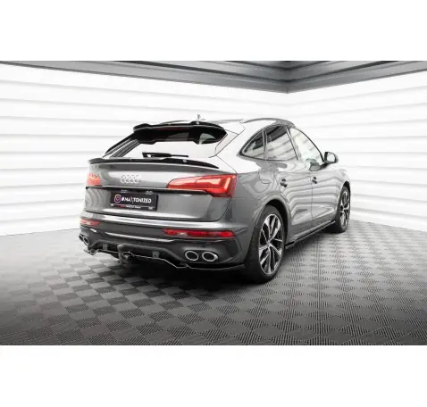 Arriere Splitter (avec une barre verticale) Audi SQ5 / Q5 S-Line Sportback Mk2 Facelift