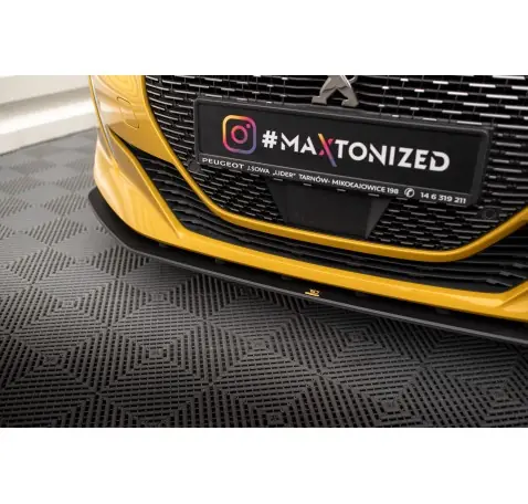 Street Pro Lame Du Pare-Chocs Avant Peugeot 208 GT Mk2