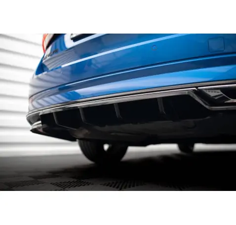 Arriere Splitter (avec une barre verticale) Skoda Octavia Sportline Mk4