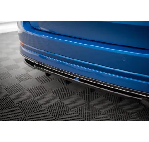 Arriere Splitter (avec une barre verticale) Skoda Octavia Sportline Mk4