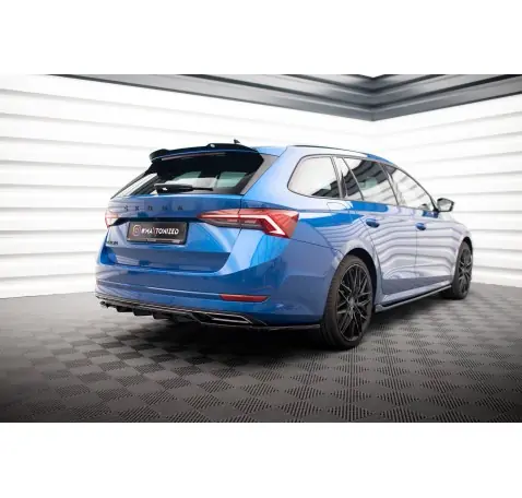 Arriere Splitter (avec une barre verticale) Skoda Octavia Sportline Mk4