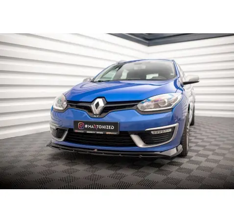 Lame Du Pare-Chocs Avant Renault Megane GT Line Grandtour Mk3 Facelift Lame Du Pare-Chocs Avant Renault Megane GT Line Grandtour Mk3 Facelift