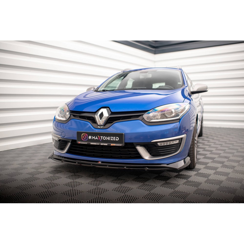 Lame Du Pare-Chocs Avant Renault Megane GT Line Grandtour Mk3 Facelift