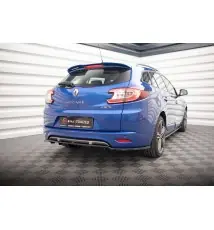 Arriere Splitter (avec une barre verticale) Renault Megane GT Line Grandtour Mk3 Facelift