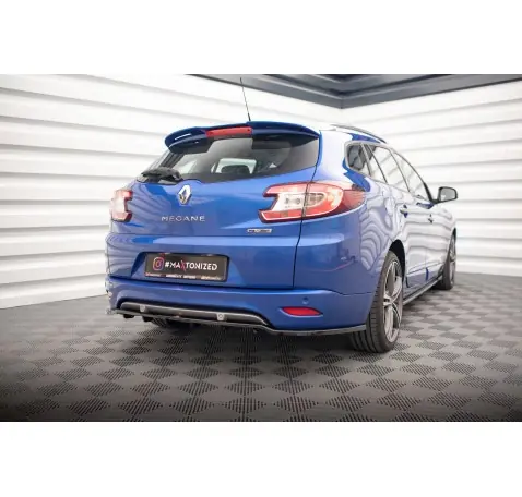 Arriere Splitter (avec une barre verticale) Renault Megane GT Line Grandtour Mk3 Facelift