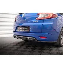 Arriere Splitter (avec une barre verticale) Renault Megane GT Line Grandtour Mk3 Facelift