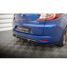 Arriere Splitter (avec une barre verticale) Renault Megane GT Line Grandtour Mk3 Facelift