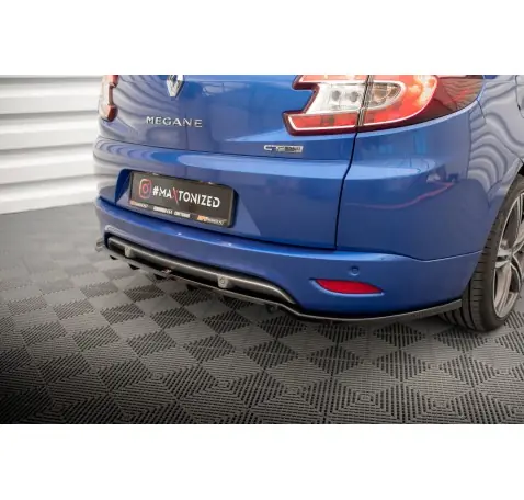 Arriere Splitter (avec une barre verticale) Renault Megane GT Line Grandtour Mk3 Facelift