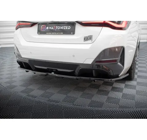 Arriere Splitter (avec une barre verticale) V.1 BMW i4 M-Pack G26