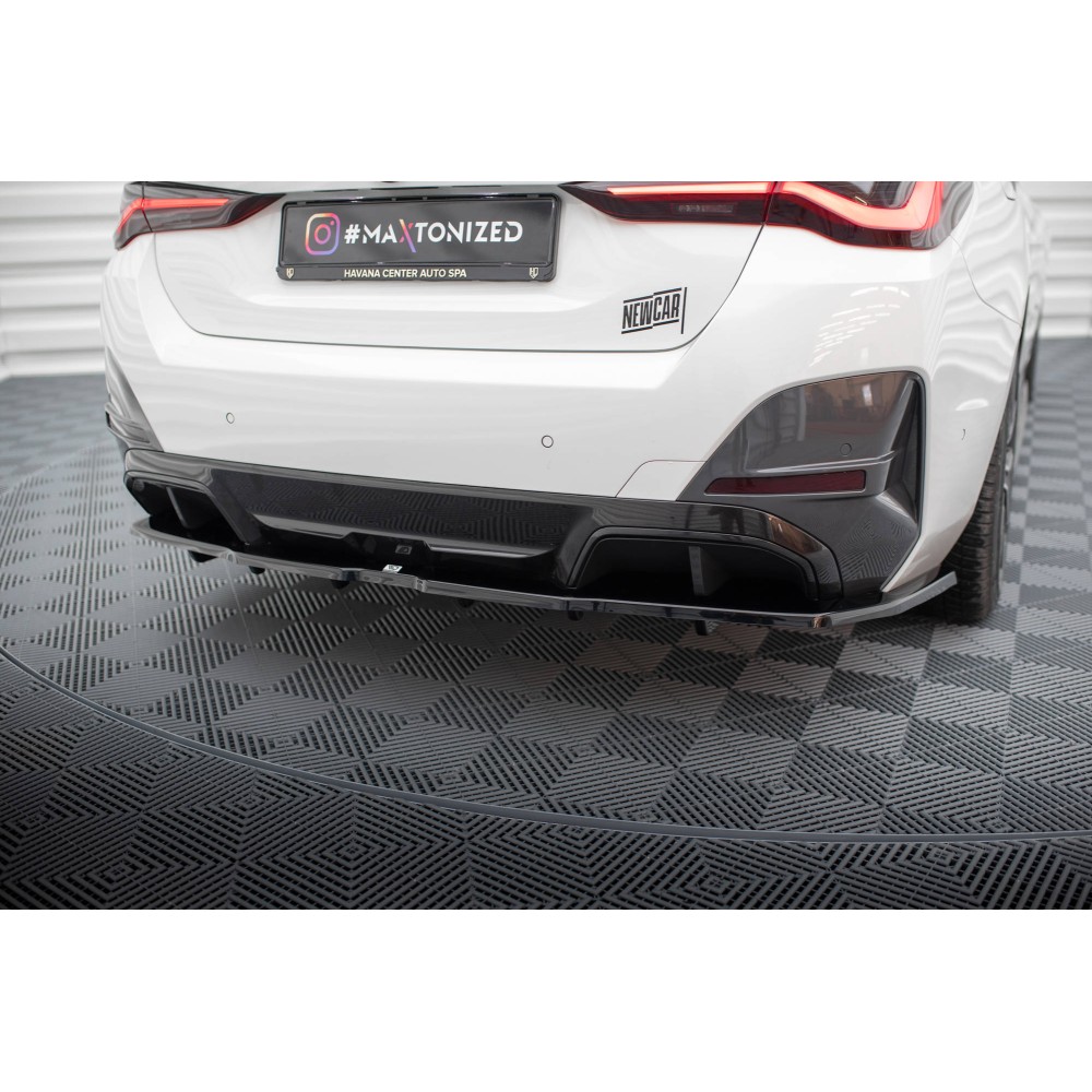 Arriere Splitter (avec une barre verticale) V.1 BMW i4 M-Pack G26