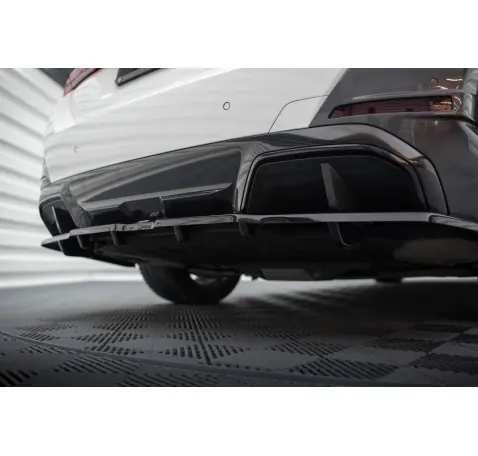 Arriere Splitter (avec une barre verticale) V.1 BMW i4 M-Pack G26