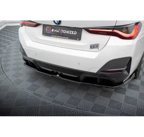 Arriere Splitter (avec une barre verticale) V.2 BMW i4 M-Pack G26 Arriere Splitter (avec une barre verticale) V.2 BMW i4 M-Pack G26
