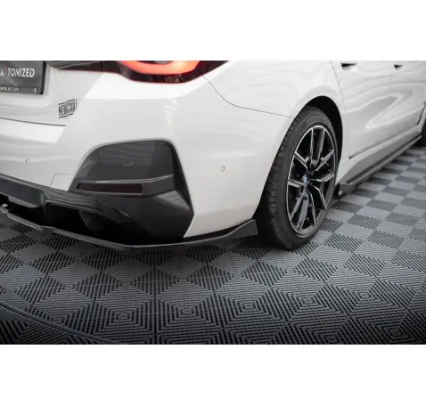 Arriere Splitter (avec une barre verticale) V.2 BMW i4 M-Pack G26