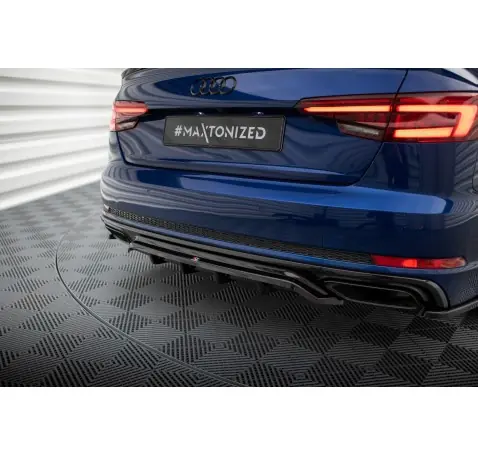 Arriere Splitter (avec une barre verticale) Audi A4 Competition B9