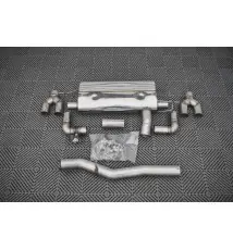 Fibre de Carbone Diffuseur Arrière Prepreg V.1 + Milltek Sport Exhaust BMW 1 F40 M135i