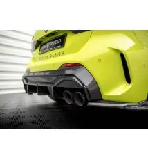 Fibre de Carbone Diffuseur Arrière Prepreg V.1 + Milltek Sport Exhaust BMW 1 F40 M135i