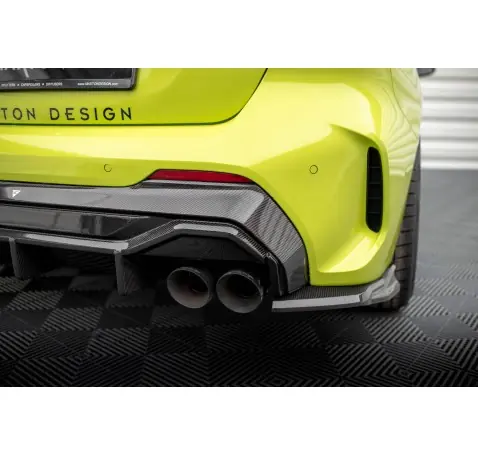 Fibre de Carbone Diffuseur Arrière Prepreg V.1 + Milltek Sport Exhaust BMW 1 F40 M135i
