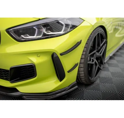 Carbon Fiber Front Bumper Wings (Canards) Prepreg BMW 1 M-Pack / M135i / 128ti F40