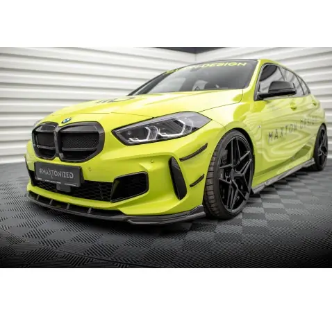 Carbon Fiber Front Bumper Wings (Canards) Prepreg BMW 1 M-Pack / M135i / 128ti F40