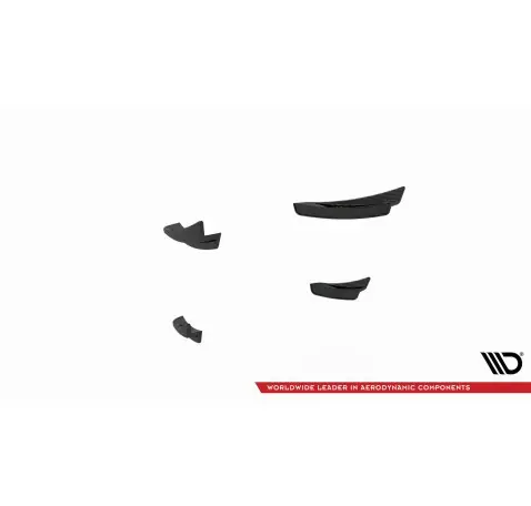 Carbon Fiber Front Bumper Wings (Canards) Prepreg BMW 1 M-Pack / M135i / 128ti F40