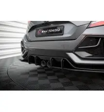 Street Pro Lame Du Pare Chocs Arriere V.1 Honda Civic Sport Mk 10 Facelift