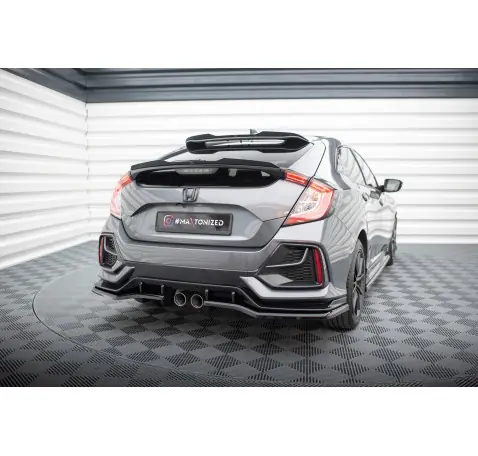 Arriere Splitter V.1 (avec une barre verticale) Honda Civic Sport Mk 10 Facelift