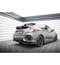 Arriere Splitter V.1 (avec une barre verticale) + Flaps Honda Civic Sport Mk 10 Facelift