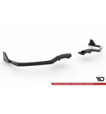 Arriere Splitter V.1 (avec une barre verticale) + Flaps Honda Civic Sport Mk 10 Facelift