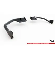 Arriere Splitter V.1 (avec une barre verticale) + Flaps Honda Civic Sport Mk 10 Facelift