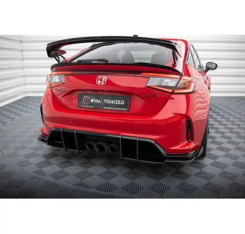 Street Pro Lame Du Pare Chocs Arriere + Flaps Honda Civic Type-R Mk 11