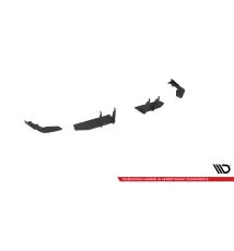 Street Pro Lame Du Pare Chocs Arriere + Flaps Honda Civic Type-R Mk 11