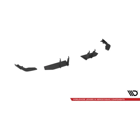 Street Pro Lame Du Pare Chocs Arriere + Flaps Honda Civic Type-R Mk 11