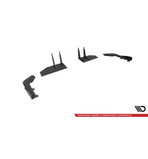 Street Pro Lame Du Pare Chocs Arriere + Flaps Honda Civic Type-R Mk 11