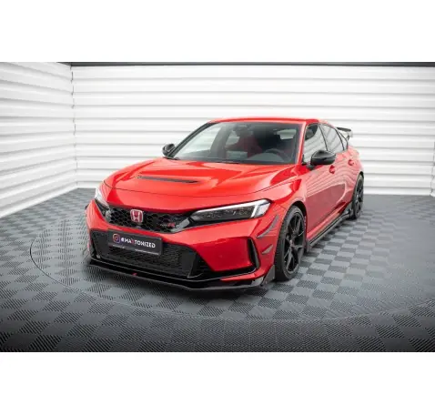 Lame Du Pare-Chocs Avant V.1 + Flaps Honda Civic Type-R Mk 11