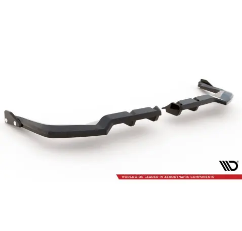 Arriere Splitter (avec une barre verticale) V.1 + Flaps Honda Civic Type-R Mk 11