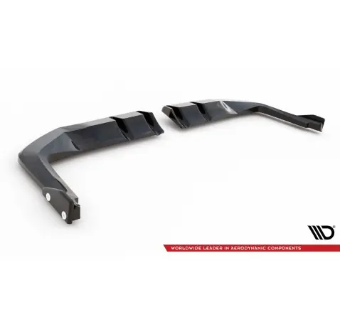 Arriere Splitter (avec une barre verticale) V.1 + Flaps Honda Civic Type-R Mk 11