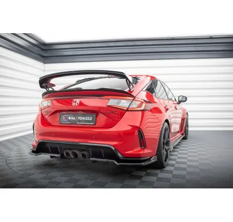 Arriere Splitter (avec une barre verticale) V.2 Honda Civic Type-R Mk 11