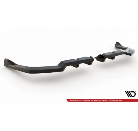Arriere Splitter (avec une barre verticale) V.2 Honda Civic Type-R Mk 11
