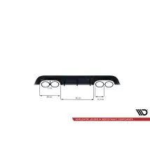 Diffuseur Arrière Complet Mercedes-Benz CLK W209