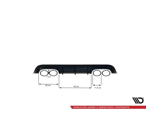 Diffuseur Arrière Complet Mercedes-Benz CLK W209