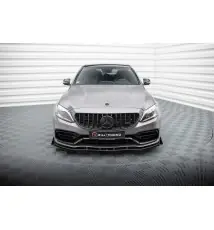 Street Pro Lame Du Pare-Chocs Avant + Flaps Mercedes-AMG C63 Sedan / Estate W205 Facelift