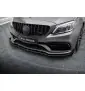 Street Pro Lame Du Pare-Chocs Avant + Flaps Mercedes-AMG C63 Sedan / Estate W205 Facelift
