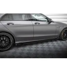 Street Pro Rajouts Des Bas De Caisse + Flaps Mercedes-AMG C63 Sedan / Estate W205 Facelift