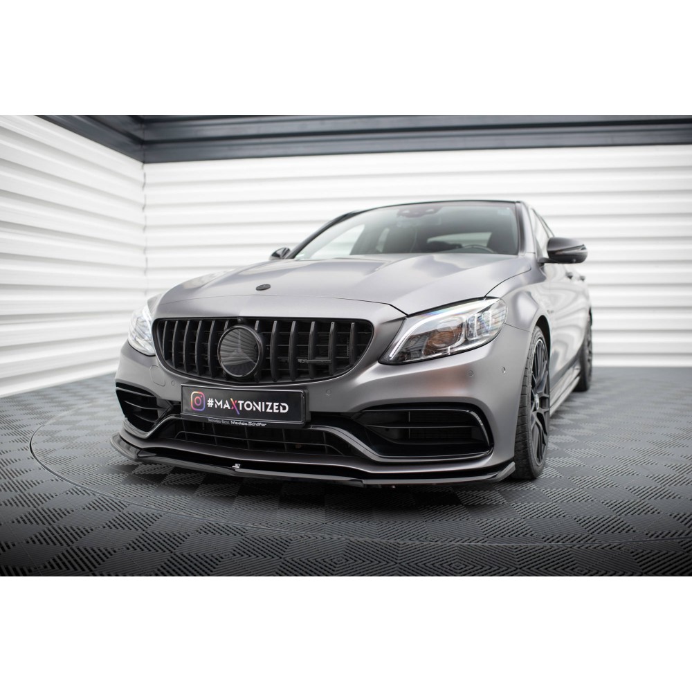 Lame Du Pare-Chocs Avant V.1 Mercedes-AMG C63 Sedan / Estate W205 Facelift